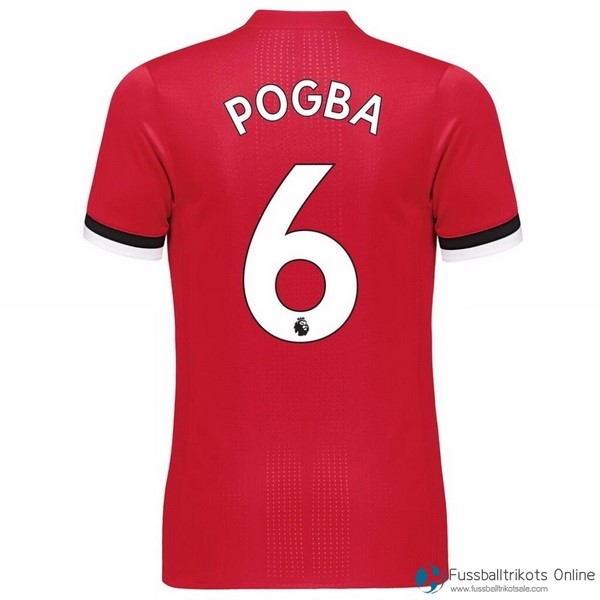 Manchester United Trikot Heim Pogba 2017-18 Fussballtrikots Günstig